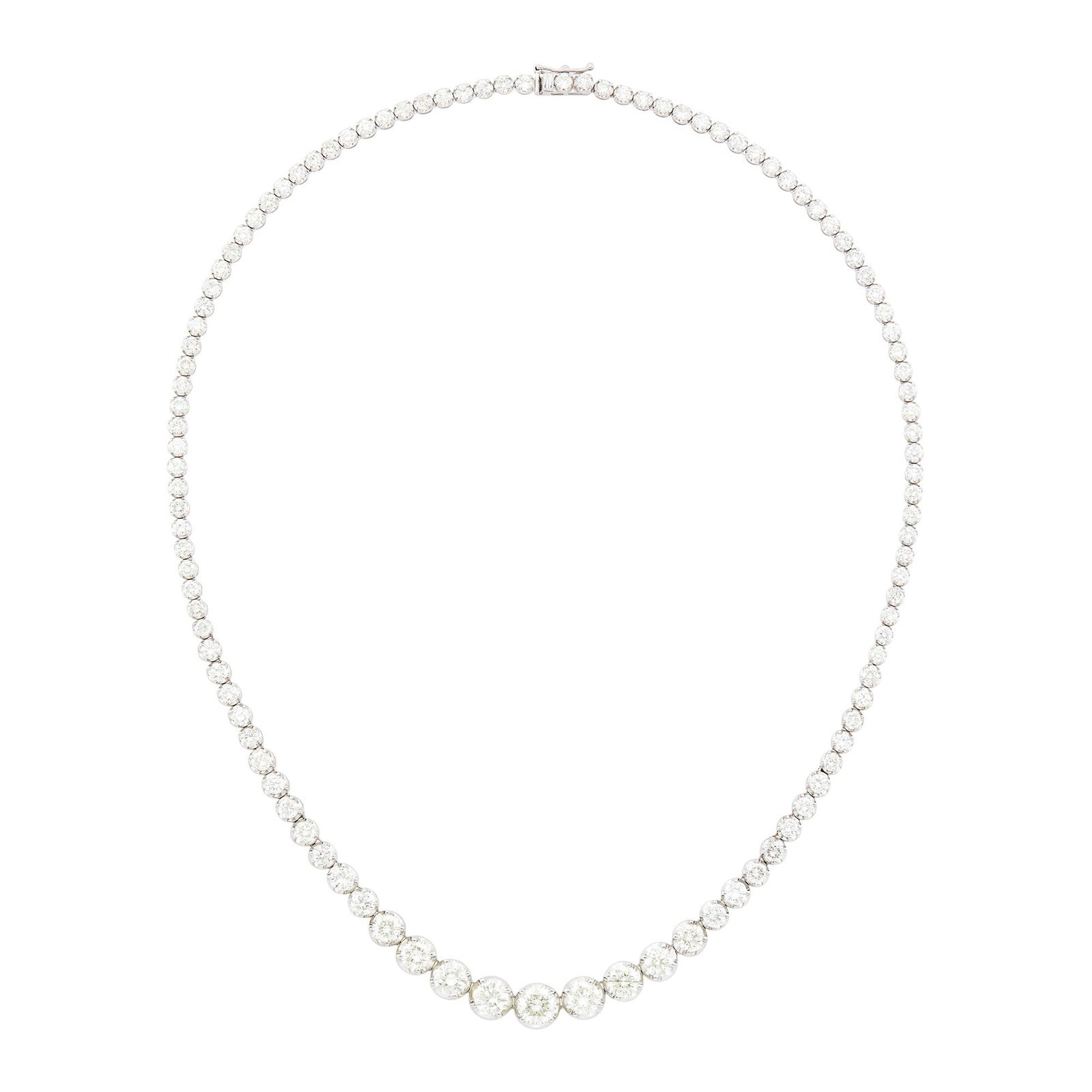 White Gold and Diamond Necklace (1 of 1)