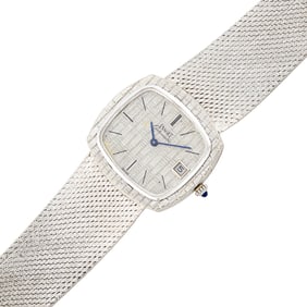 Piaget Gentleman's White Gold Wristwatch
