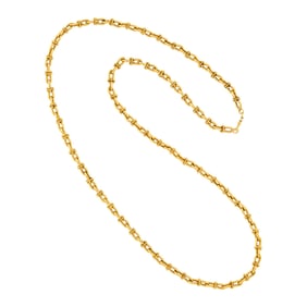 Long Gold Chain Necklace