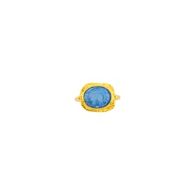 Gold and Sapphire Ring