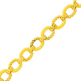 Tiffany & Co., Schlumberger Gold Link Bracelet, France