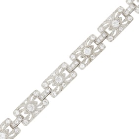 Platinum and Diamond Bracelet