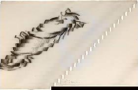 Pablo Picasso: Spanish, 1881-1973La Théière, Winter, Paris 1909Signed Picasso (ll)Charcoal on paper12 1/2 x 19 inches (31.8 x 48.3 cm)Provenance:Galerie Pierre, ParisAlfred H. Barr Jr.,