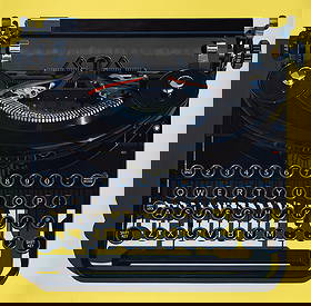 Robert Cottingham: American, b. 1935Remington Noiseless Portable, 2002Signed, dated and titled Remington Noiseless Portable 2002 Cottingham on the versoOil on canvas84 x 85 1/2 inches (213.6 x 217.1 cm)Provenance