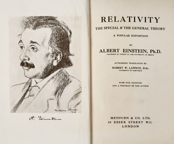 The first appearance of Einstein in English