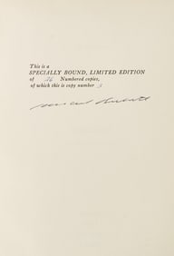 Copy number 3 of 100 specially bound and signed copies of Beckett's Endgame
