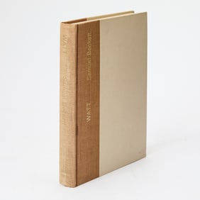 One of 100 specially bound copies of Beckett's novel Watt
