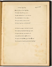 Three Original Manuscripts by Eugene Field