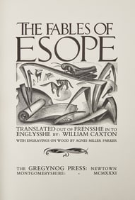 The fables of Esope with Agnes Miller Parker's spectacular wood engravings