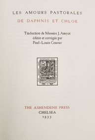 The Ashendene Daphnis and Chloe