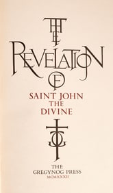 The great Gregynog Press Revelation of St. John