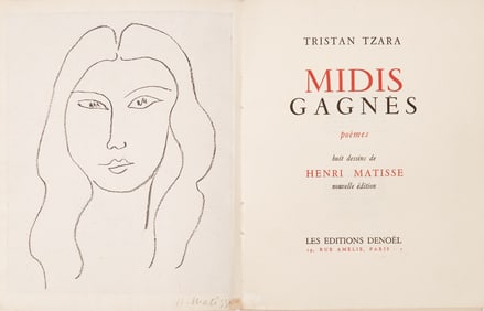 Henri Matisse and Tristan Tzara collaborate on Midis gagnés