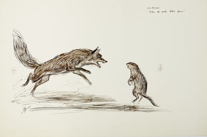 A selection of original John Groth illustrations