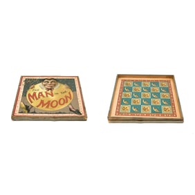 The Man in the Moon board game by Mcloughlin Bros.