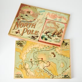 A late-nineteenth century board game inspired by the recent Arctic voyages of Byrd and others