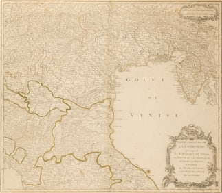 Map of Venice and the Lombardy