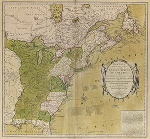 Bowles's new map of the United States following the treaty of Versailles