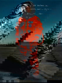 Eileen Collins poster size print, inscribed