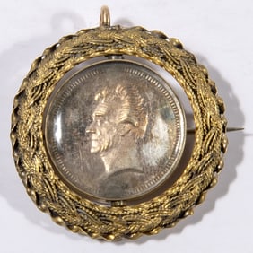 President Andrew Jackson Inaugural Brooch