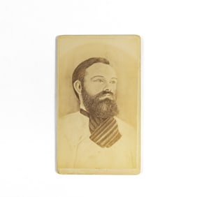 A Jesse James carte de visite and Frank James cabinet card