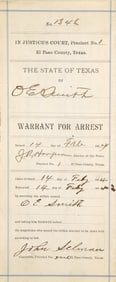 John Selman, John Wesley Hardin's murderer, arrests a man