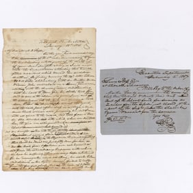 A draft of a letter by Cherokee Chief John Ross