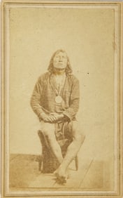 Carte de visite of Kiowa Chief Satanta