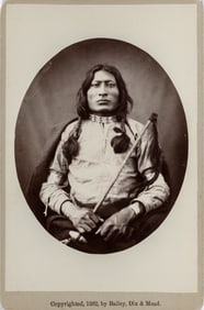 A cabinet card of War Chief One Bull