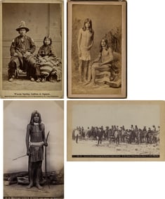 Four engaging Native American photographs