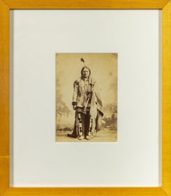 A captivating standing view of Sitting Bull