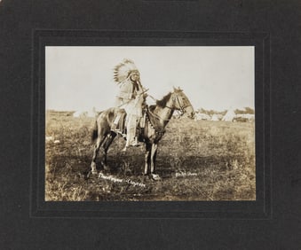 Photograph of the Cheyenne Chief Three Fingers