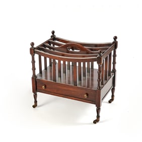 George III Style Mahogany Canterbury