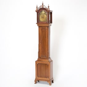 George III Walnut Tallcase Clock