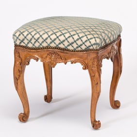 Louis XV Fruitwood Stool