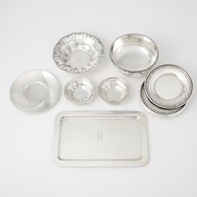Group of Sterling Silver Table Articles