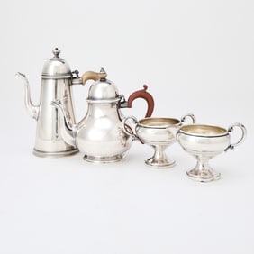 Assembled Sterling Silver Tea and Coffee Service