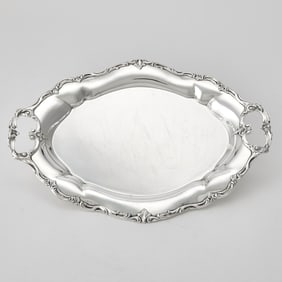Reed & Barton Sterling Silver Two Handled Tray