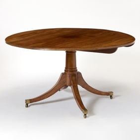 Regency Style Mahogany Tilt-Top Breakfast Table