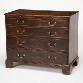 George II Style Walnut Chest of Drawers