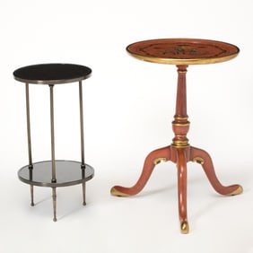 John Richards George III Style Painted Tripod Table