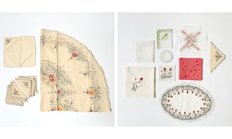 Group of Embroidered Table Linens