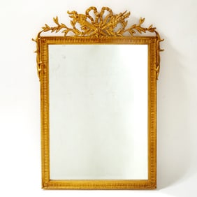Louis XVI Style Giltwood Mirror