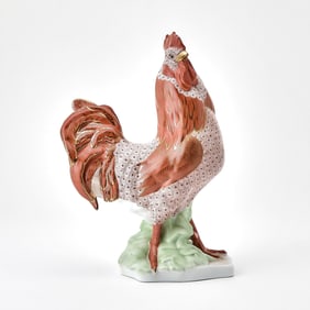 Herend Porcelain Rooster Figure