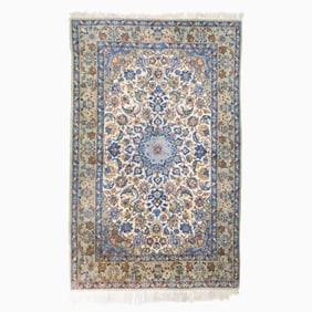 Silk Warp Isfahan Rug