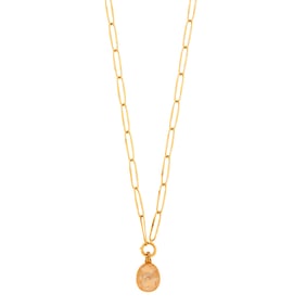 Pomellato Long Gold and Rock Crystal 'Arabesque' Pendant-Necklace