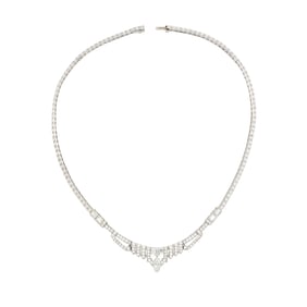 Platinum and Diamond Necklace