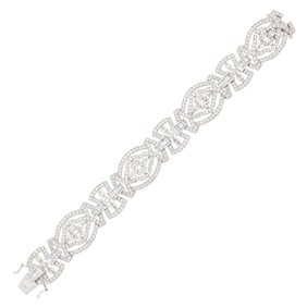 White Gold and Diamond Bracelet