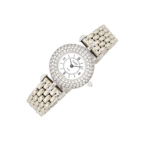 Van Cleef & Arpels White Gold and Diamond 'Fantasy' Wristwatch