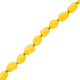 Yossi Harari High Karat Nugget Gold Bead 'Roxanne' Bracelet