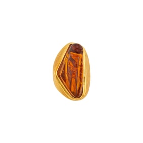 Burle Marx Gold and Citrine Ring